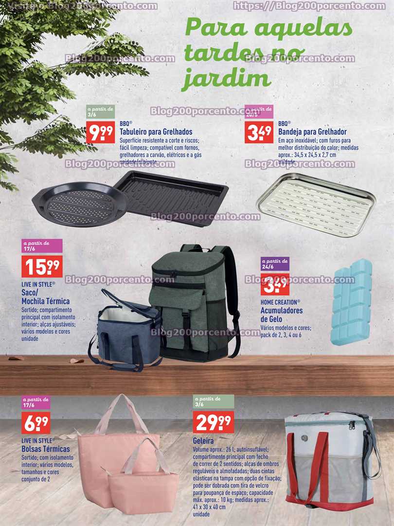 Folheto ALDI Especial Ver&atilde;o Promo&ccedil;&otilde;es a partir de 5 junho