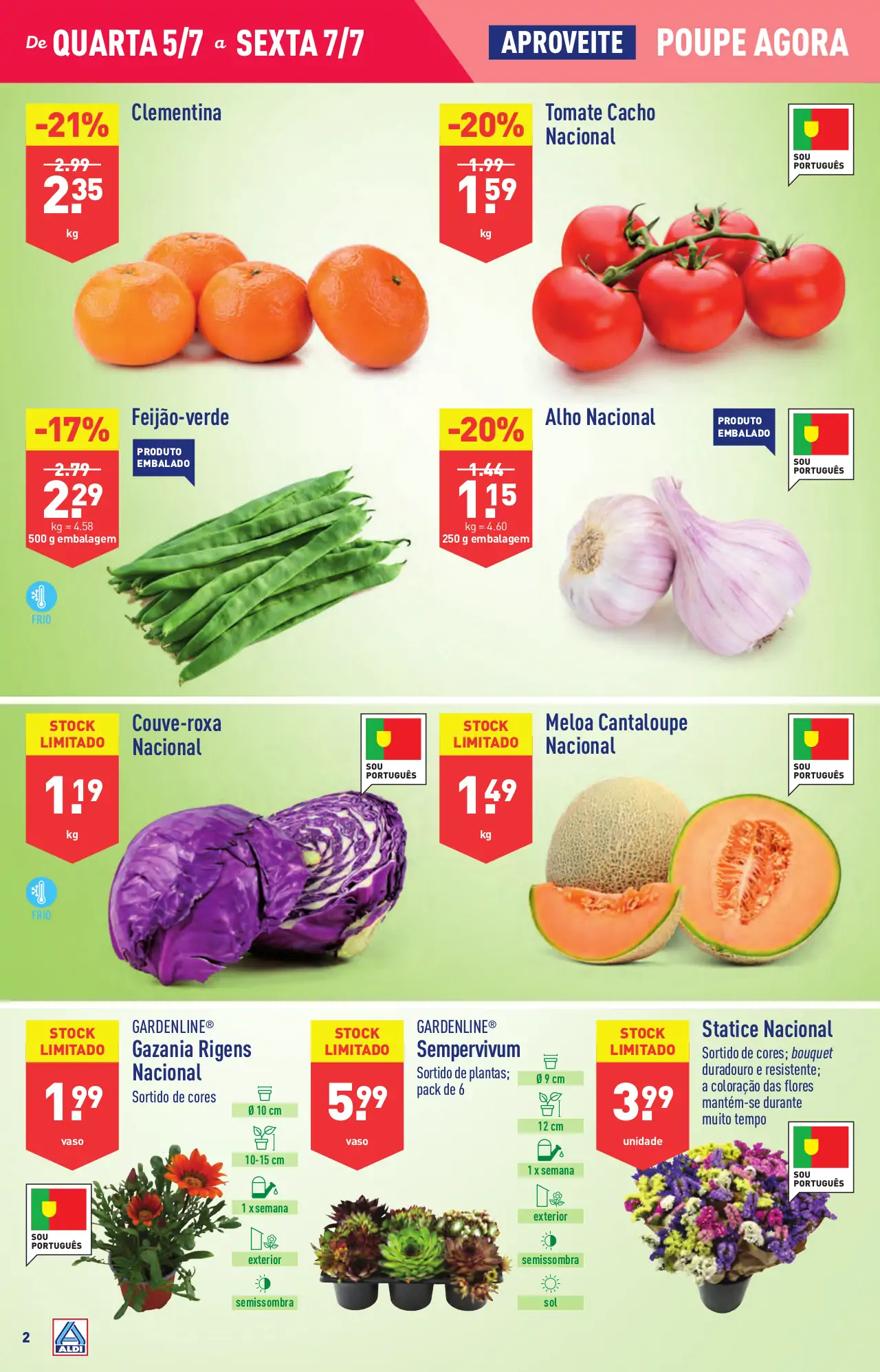 Antevis&atilde;o Folheto ALDI (5 a 11 julho)