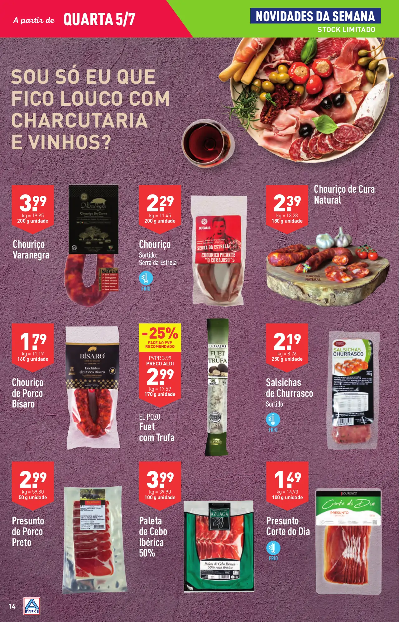 Antevis&atilde;o Folheto ALDI (5 a 11 julho)