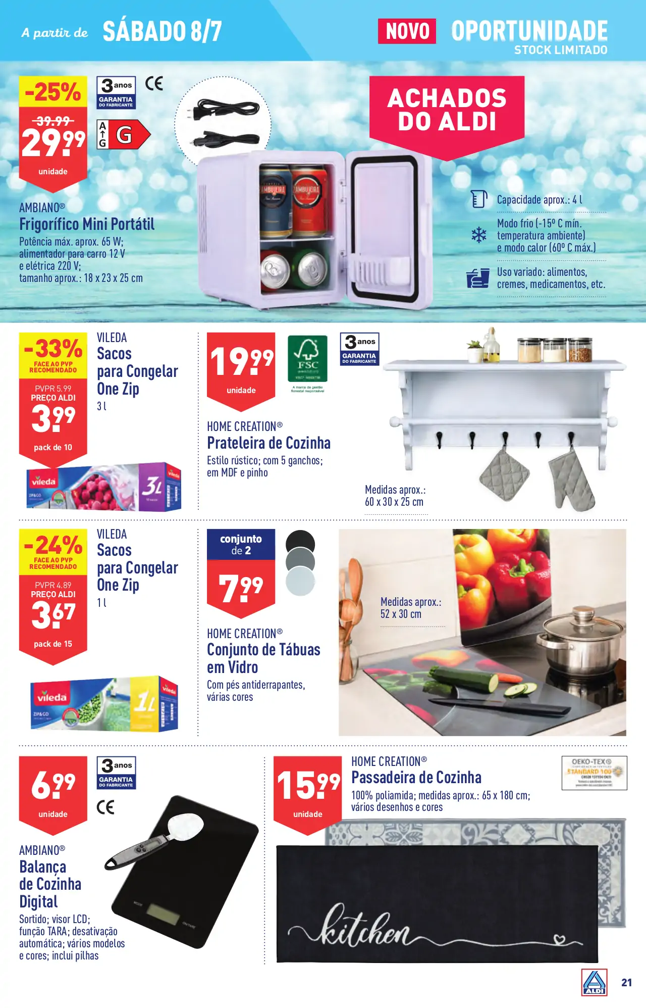 Antevis&atilde;o Folheto ALDI (5 a 11 julho)