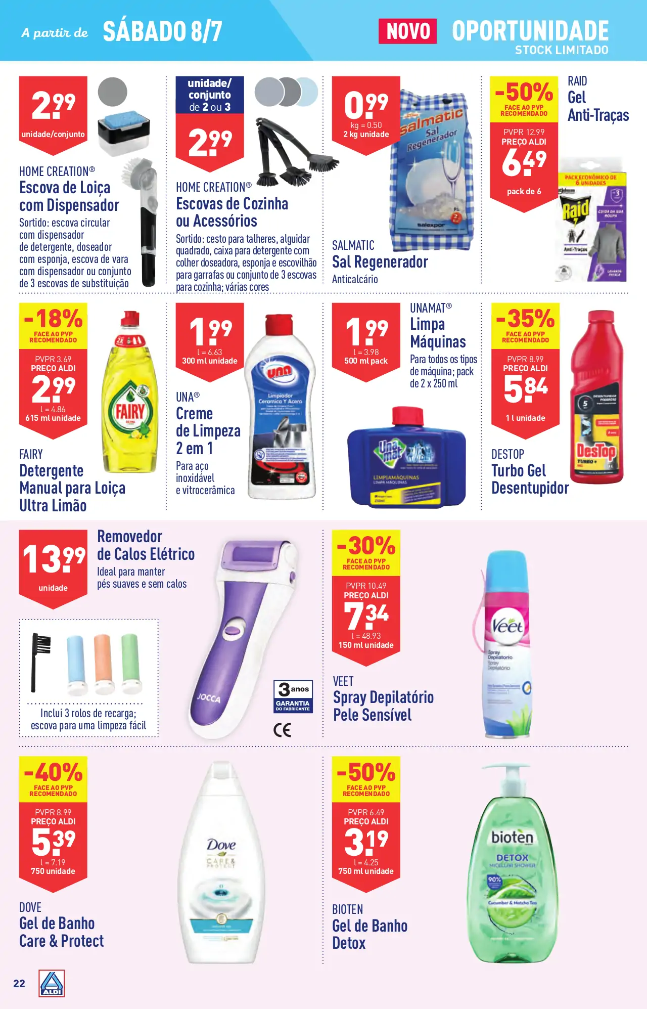 Antevis&atilde;o Folheto ALDI (5 a 11 julho)