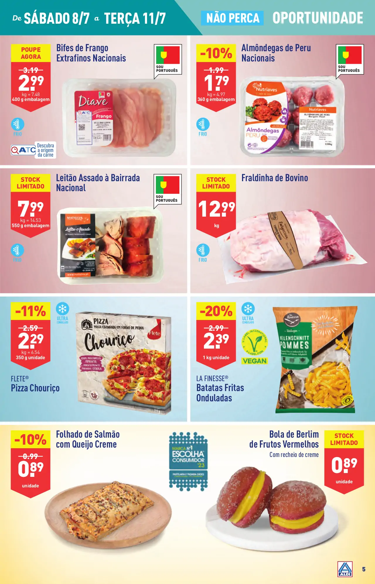 Antevis&atilde;o Folheto ALDI (5 a 11 julho)