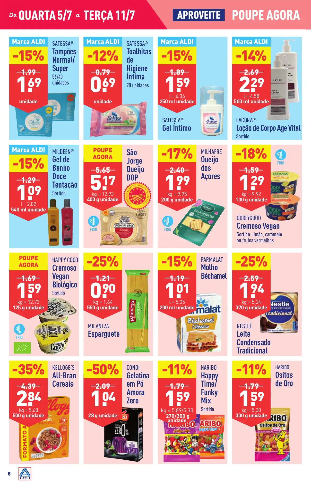 Antevis&atilde;o Folheto ALDI (5 a 11 julho)