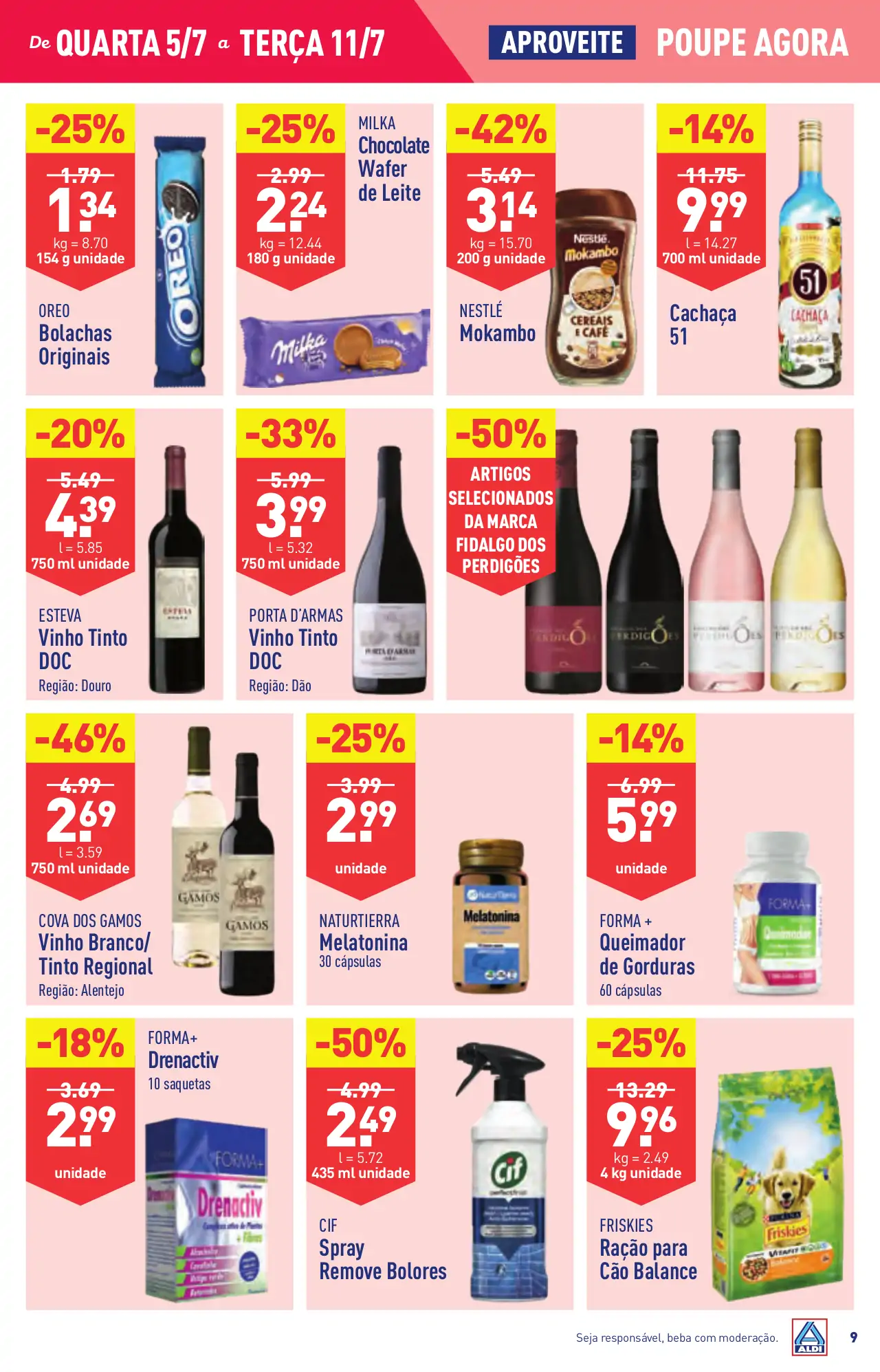 Antevis&atilde;o Folheto ALDI (5 a 11 julho)