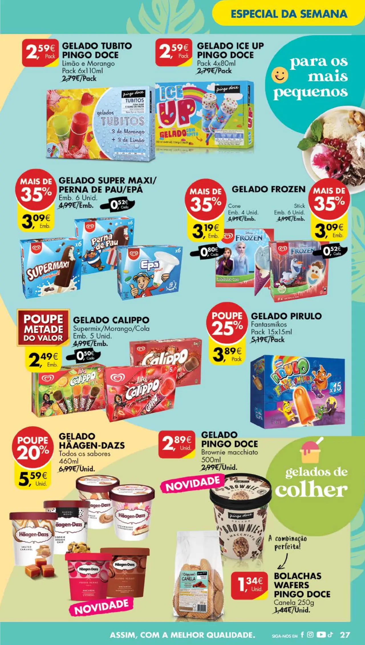 Antevis&atilde;o Folheto Pingo Doce (27 junho a 3 julho)