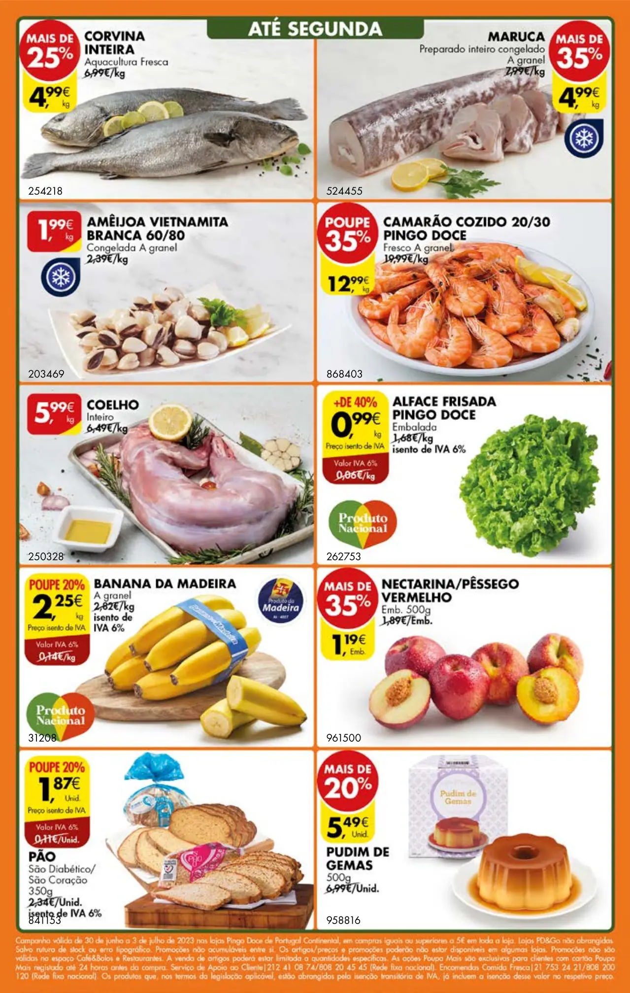 Antevis&atilde;o Folheto Pingo Doce fim-de-semana (30 junho a 3 julho)