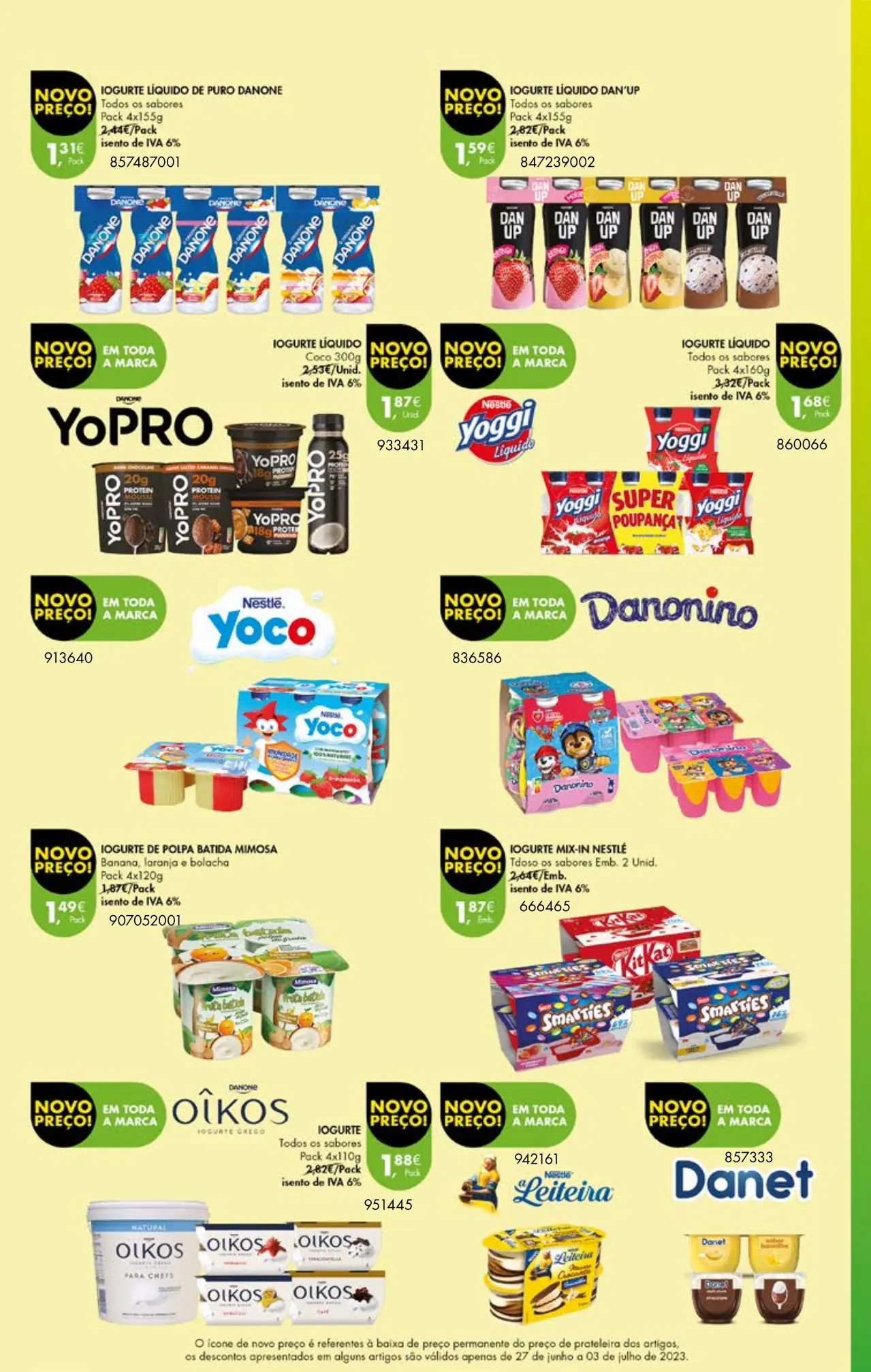 Antevis&atilde;o Folheto Pingo Doce fim-de-semana (30 junho a 3 julho)