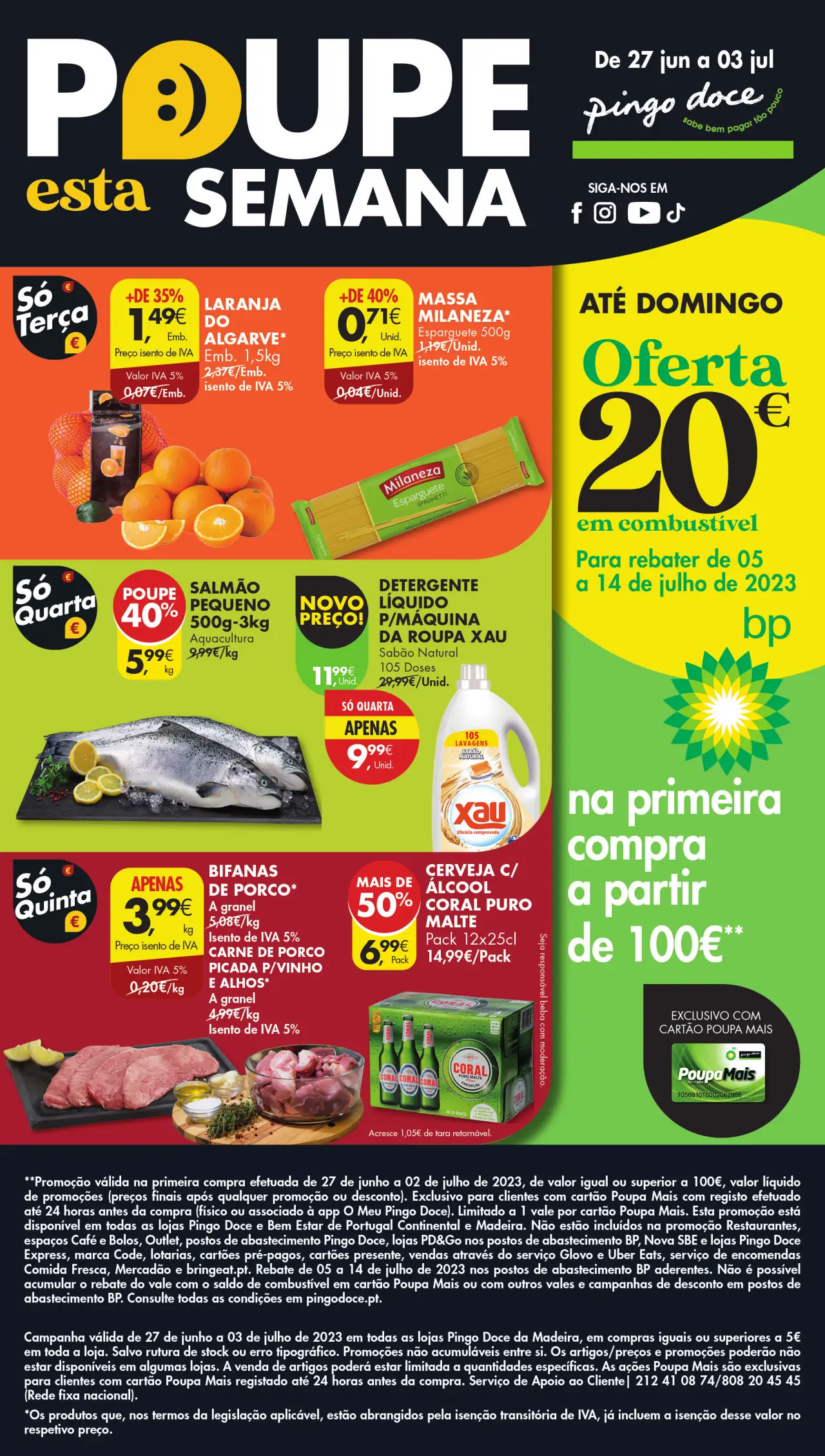 Antevis&atilde;o Folheto Pingo Doce Madeira (27 junho a 3 julho)