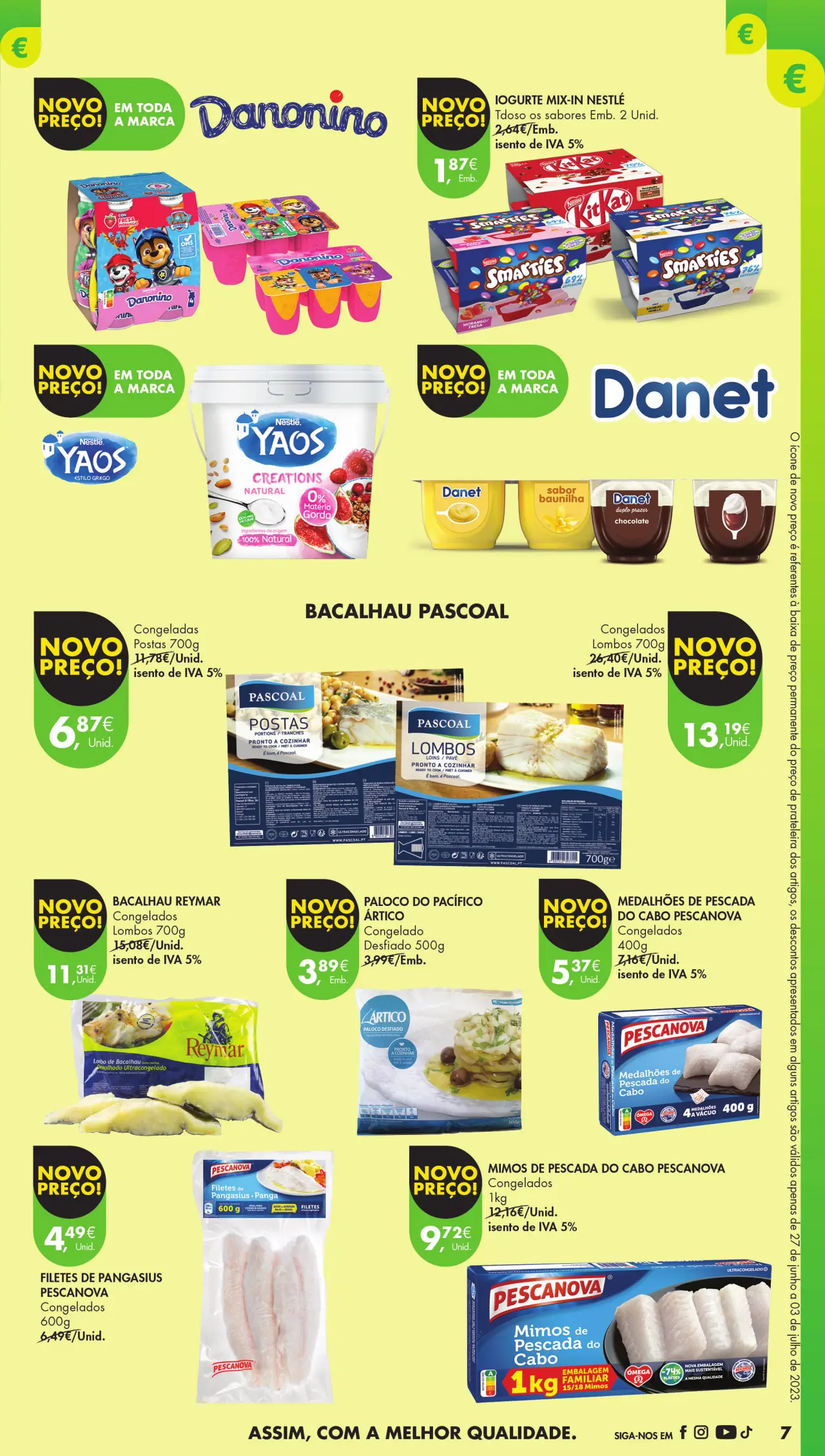 Antevis&atilde;o Folheto Pingo Doce Madeira (27 junho a 3 julho)