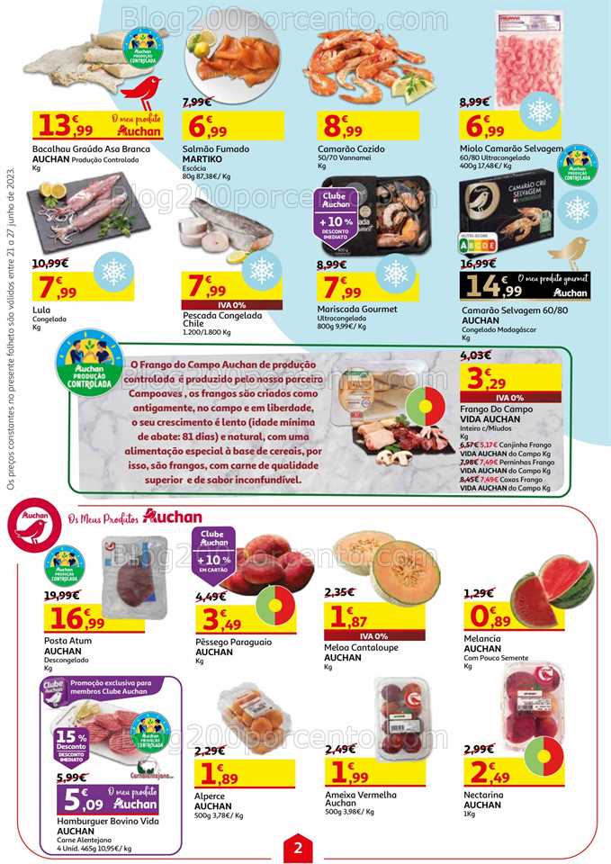 Folheto AUCHAN Promo&ccedil;&otilde;es de 21 a 27 junho