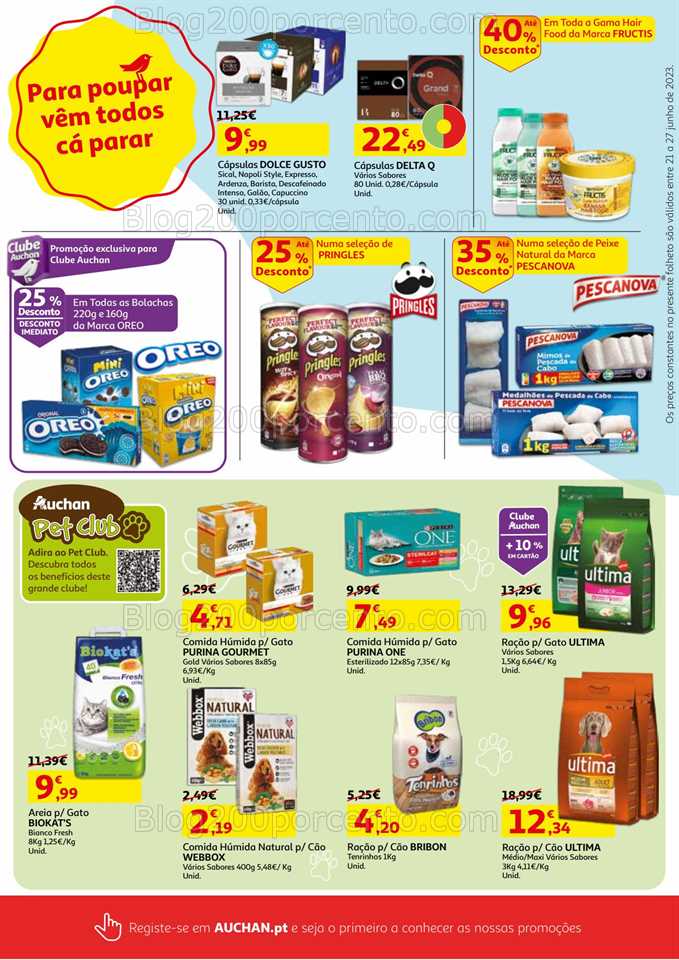 Folheto AUCHAN Promo&ccedil;&otilde;es de 21 a 27 junho