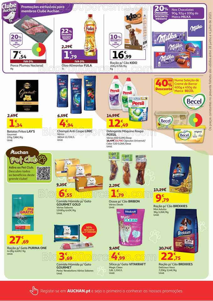 Folheto AUCHAN Promo&ccedil;&otilde;es de 28 junho a 4 julho
