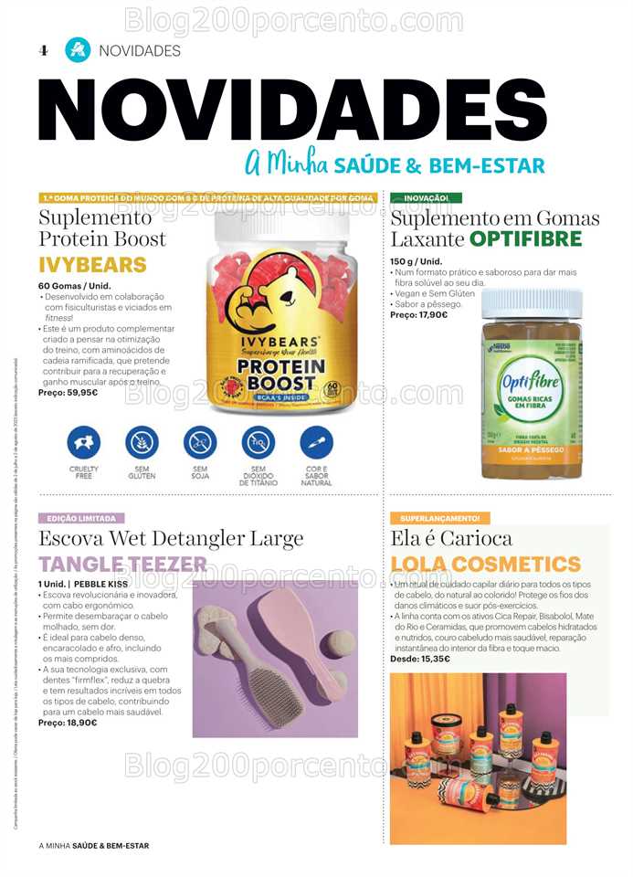 Folheto AUCHAN Sa&uacute;de e Bem-Estar Promo&ccedil;&otilde;es de 2 julho a 2 agosto