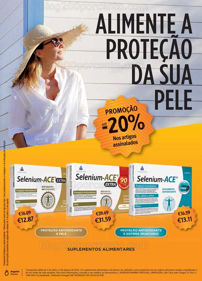 Folheto AUCHAN Sa&uacute;de e Bem-Estar Promo&ccedil;&otilde;es de 2 julho a 2 agosto