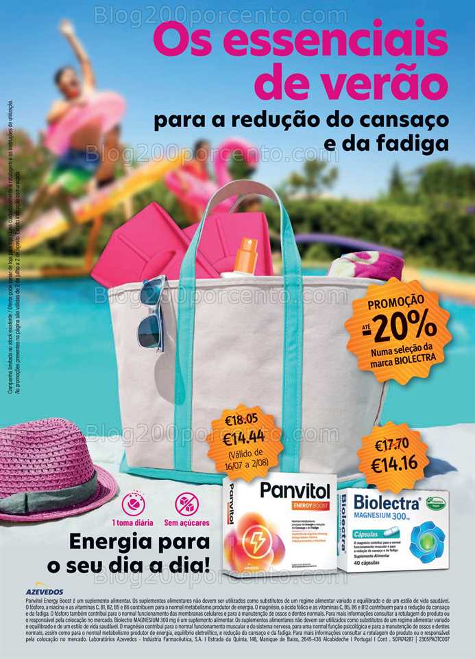 Folheto AUCHAN Sa&uacute;de e Bem-Estar Promo&ccedil;&otilde;es de 2 julho a 2 agosto