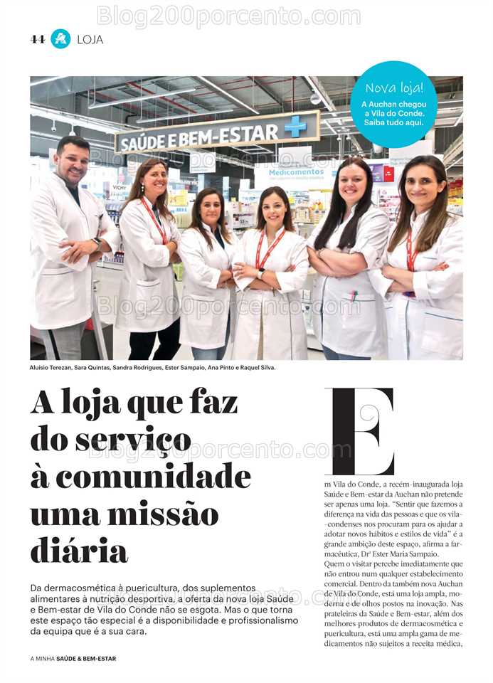 Folheto AUCHAN Sa&uacute;de e Bem-Estar Promo&ccedil;&otilde;es de 2 julho a 2 agosto