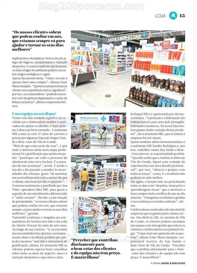 Folheto AUCHAN Sa&uacute;de e Bem-Estar Promo&ccedil;&otilde;es de 2 julho a 2 agosto