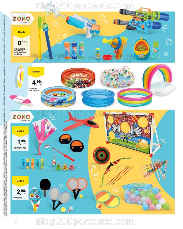 Folheto CONTINENTE Bazar Ver&atilde;o Promo&ccedil;&otilde;es de 27 junho a 30 julho