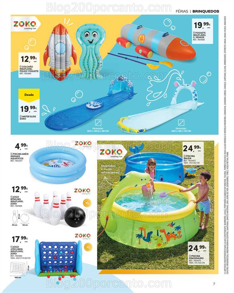 Folheto CONTINENTE Bazar Ver&atilde;o Promo&ccedil;&otilde;es de 27 junho a 30 julho