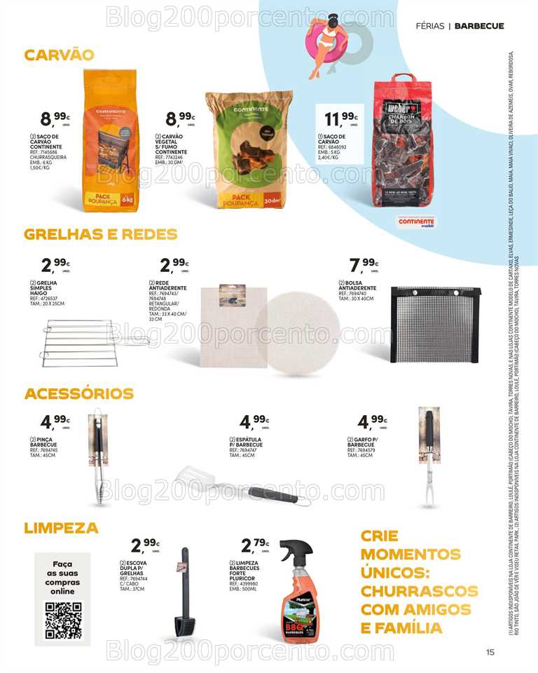 Folheto CONTINENTE Bazar Ver&atilde;o Promo&ccedil;&otilde;es de 27 junho a 30 julho