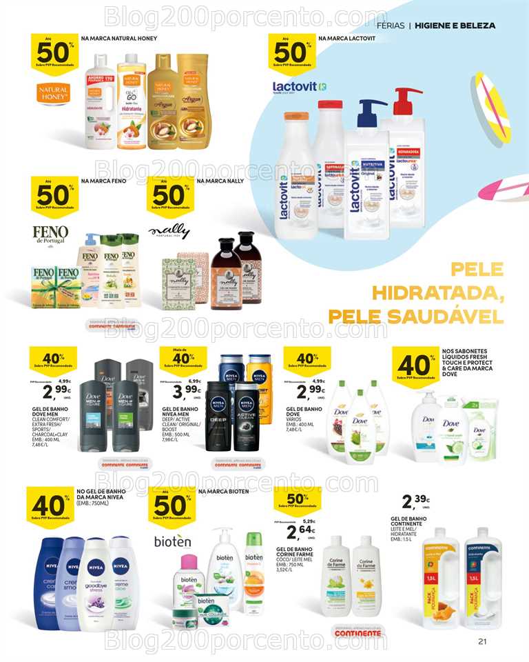 Folheto CONTINENTE Bazar Ver&atilde;o Promo&ccedil;&otilde;es de 27 junho a 30 julho