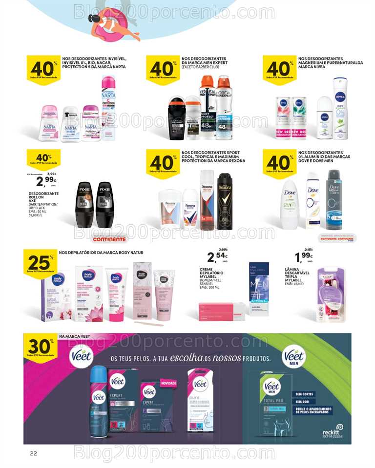 Folheto CONTINENTE Bazar Ver&atilde;o Promo&ccedil;&otilde;es de 27 junho a 30 julho