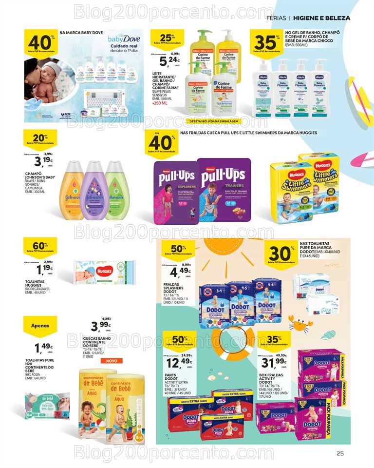 Folheto CONTINENTE Bazar Ver&atilde;o Promo&ccedil;&otilde;es de 27 junho a 30 julho