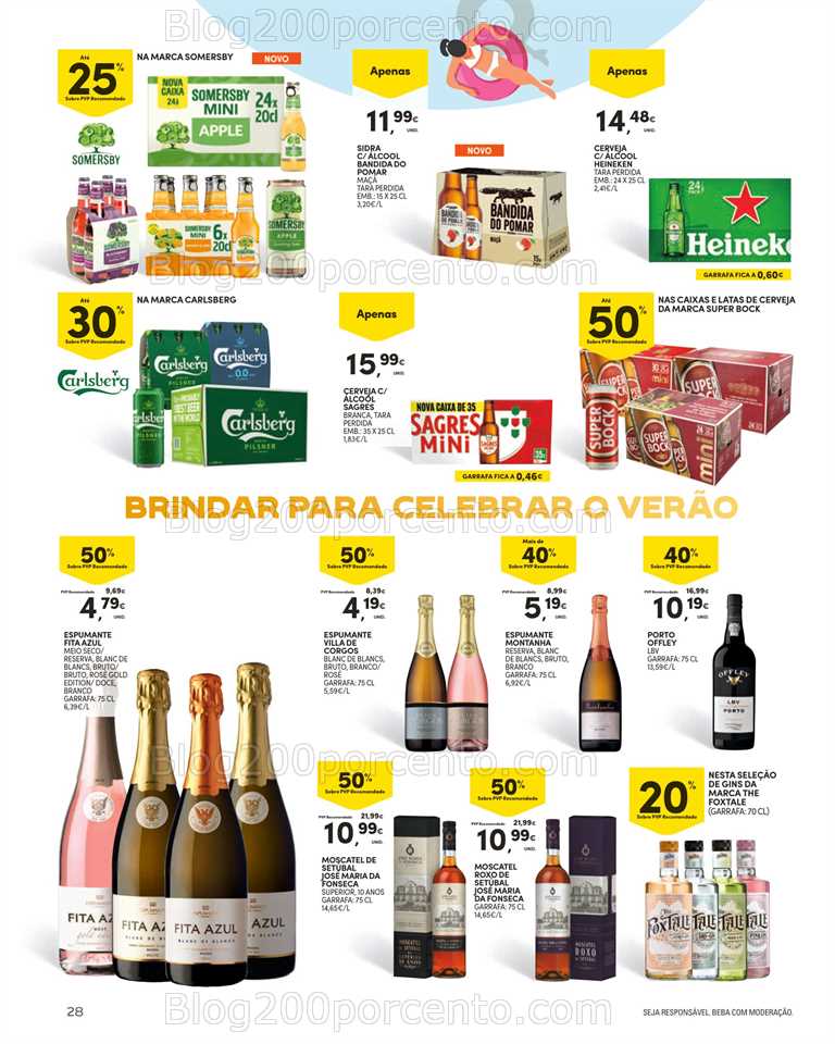 Folheto CONTINENTE Bazar Ver&atilde;o Promo&ccedil;&otilde;es de 27 junho a 30 julho
