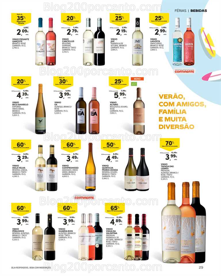 Folheto CONTINENTE Bazar Ver&atilde;o Promo&ccedil;&otilde;es de 27 junho a 30 julho