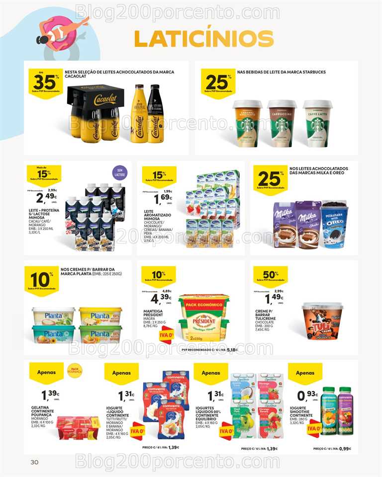 Folheto CONTINENTE Bazar Ver&atilde;o Promo&ccedil;&otilde;es de 27 junho a 30 julho