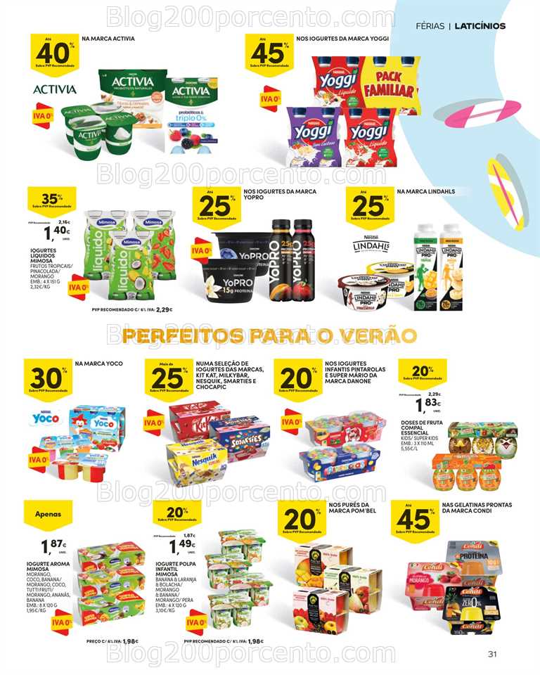 Folheto CONTINENTE Bazar Ver&atilde;o Promo&ccedil;&otilde;es de 27 junho a 30 julho