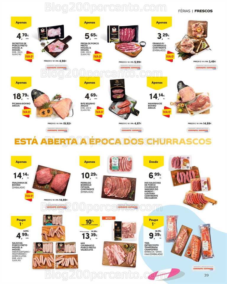 Folheto CONTINENTE Bazar Ver&atilde;o Promo&ccedil;&otilde;es de 27 junho a 30 julho