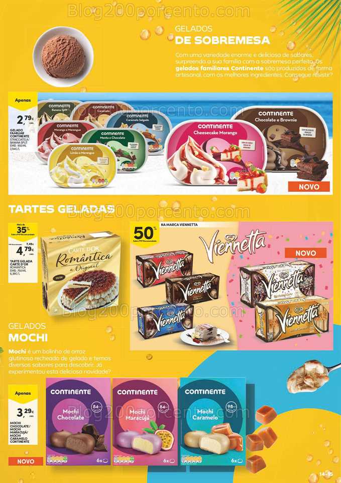 Folheto CONTINENTE Bebidas e Gelados Promo&ccedil;&otilde;es de 20 junho a 2 julho
