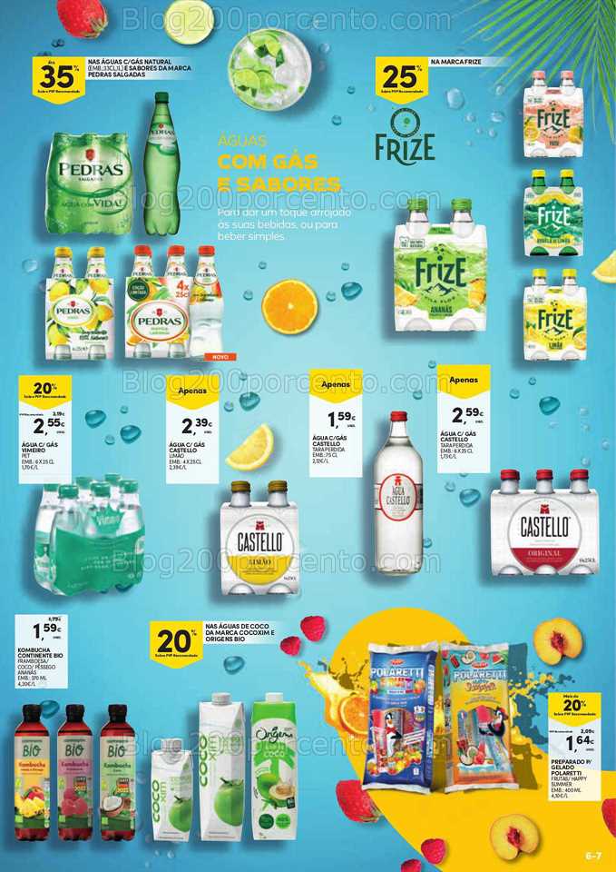 Folheto CONTINENTE Bebidas e Gelados Promo&ccedil;&otilde;es de 20 junho a 2 julho