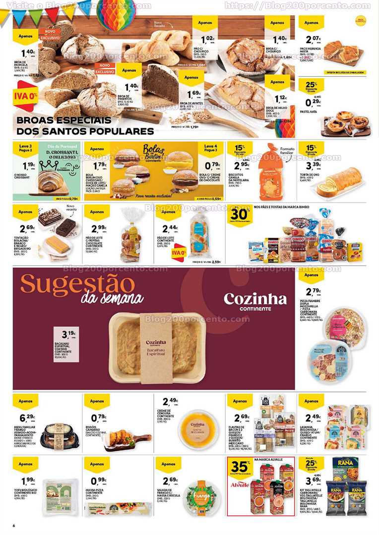 Folheto CONTINENTE Bom Dia Promo&ccedil;&otilde;es de 6 a 12 junho