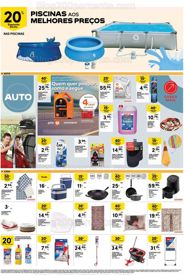 Folheto CONTINENTE Bazar Promo&ccedil;&otilde;es de 27 junho a 3 julho