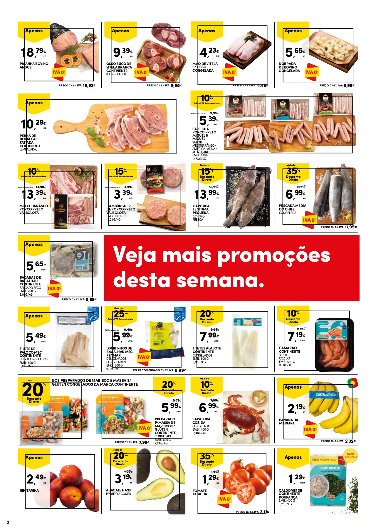 Folheto Continente fim-de-semana (30 junho a 3 julho)