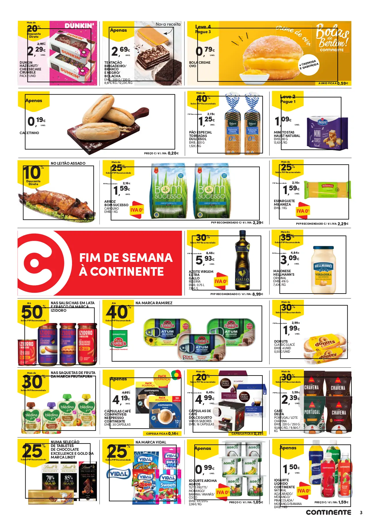 Folheto Continente fim-de-semana (30 junho a 3 julho)