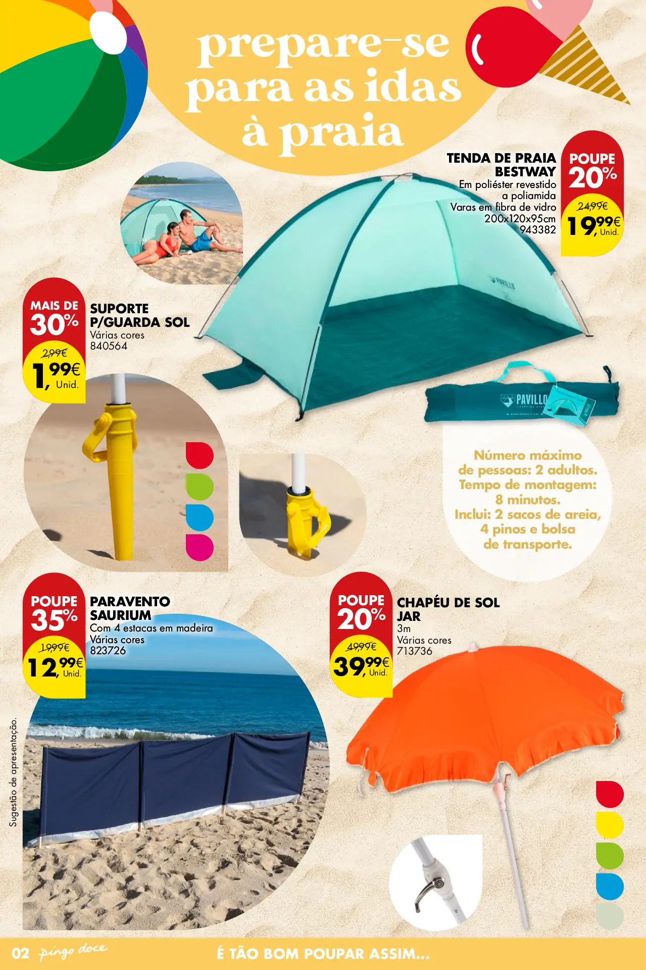 Folheto Pingo Doce especial Ver&atilde;o 2023