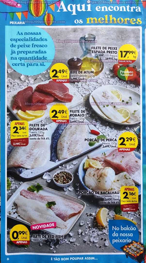 Folheto Pingo Doce Promo&ccedil;&otilde;es de 6 a 12 junho