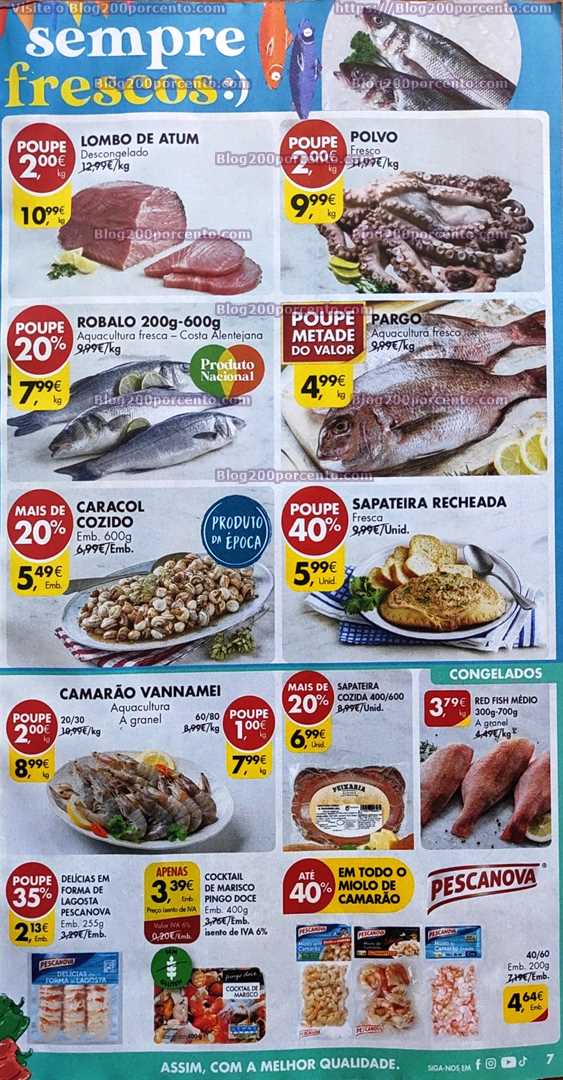 Folheto Pingo Doce Promo&ccedil;&otilde;es de 6 a 12 junho