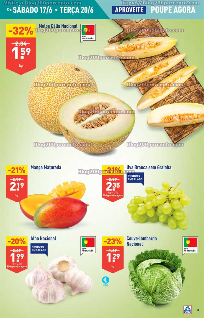 Folheto ALDI Promo&ccedil;&otilde;es de 14 a 20 junho