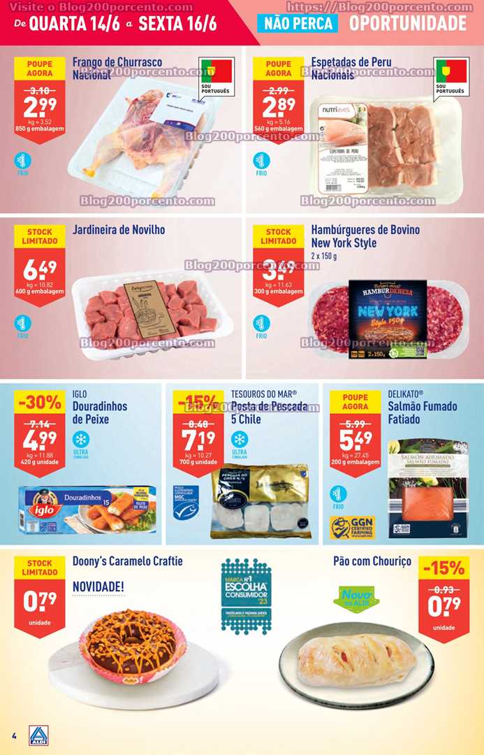 Folheto ALDI Promo&ccedil;&otilde;es de 14 a 20 junho