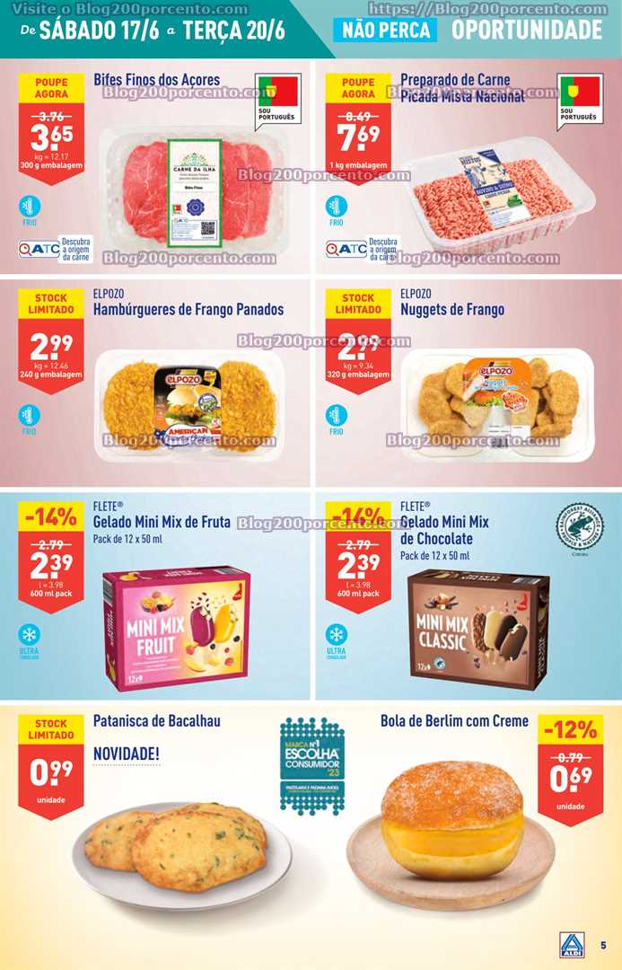 Folheto ALDI Promo&ccedil;&otilde;es de 14 a 20 junho