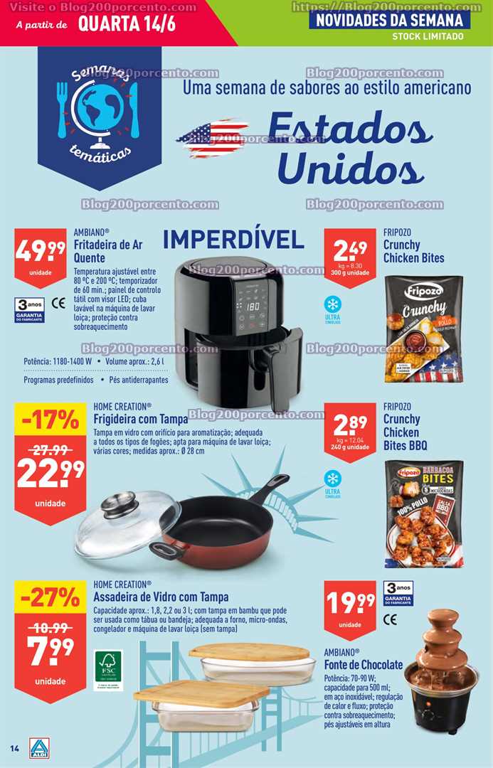 Folheto ALDI Promo&ccedil;&otilde;es de 14 a 20 junho