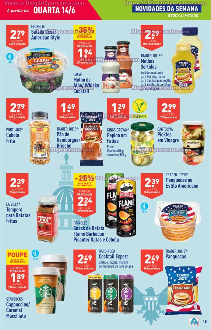 Folheto ALDI Promo&ccedil;&otilde;es de 14 a 20 junho