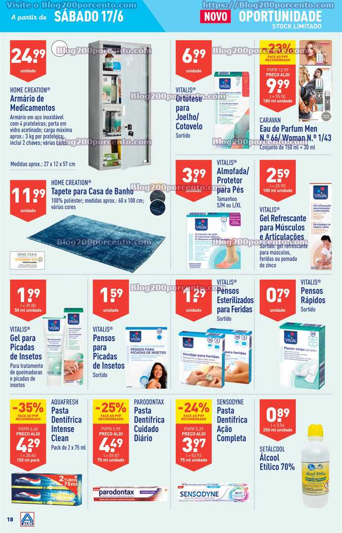 Folheto ALDI Promo&ccedil;&otilde;es de 14 a 20 junho