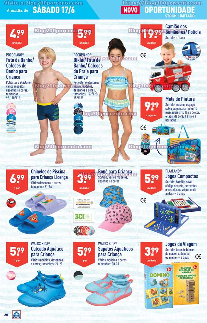 Folheto ALDI Promo&ccedil;&otilde;es de 14 a 20 junho