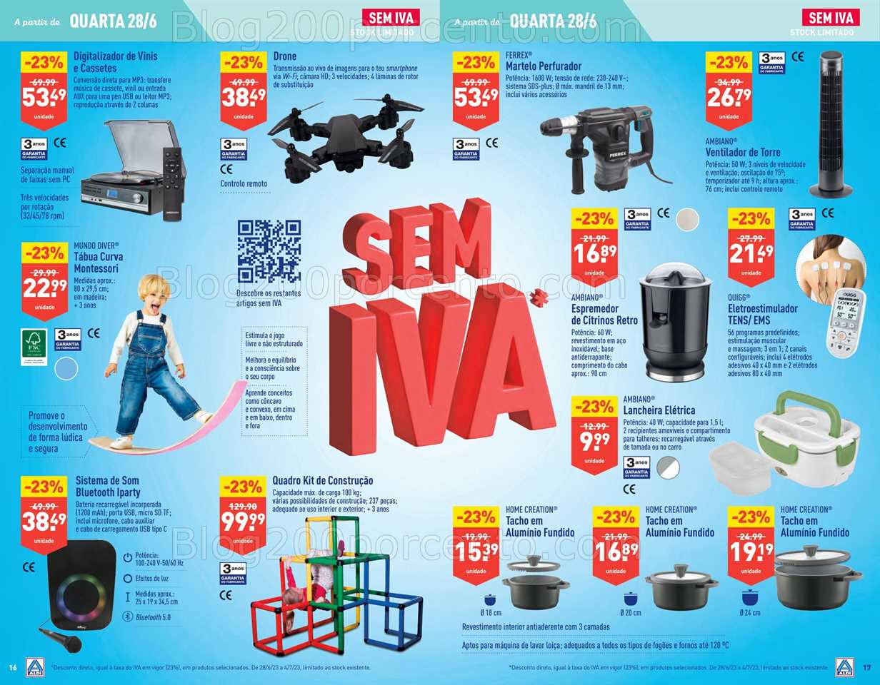 Folheto ALDI Bazar Promo&ccedil;&otilde;es de 28 junho a 4 julho