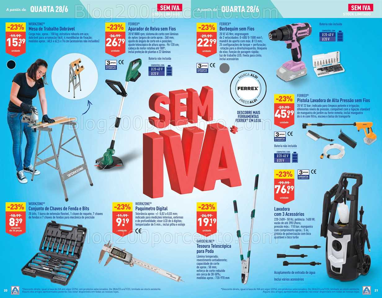 Folheto ALDI Bazar Promo&ccedil;&otilde;es de 28 junho a 4 julho